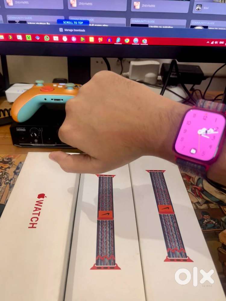 Apple watch series 9 45mm (GPS+cellular) + 2x Nike Sport Loops