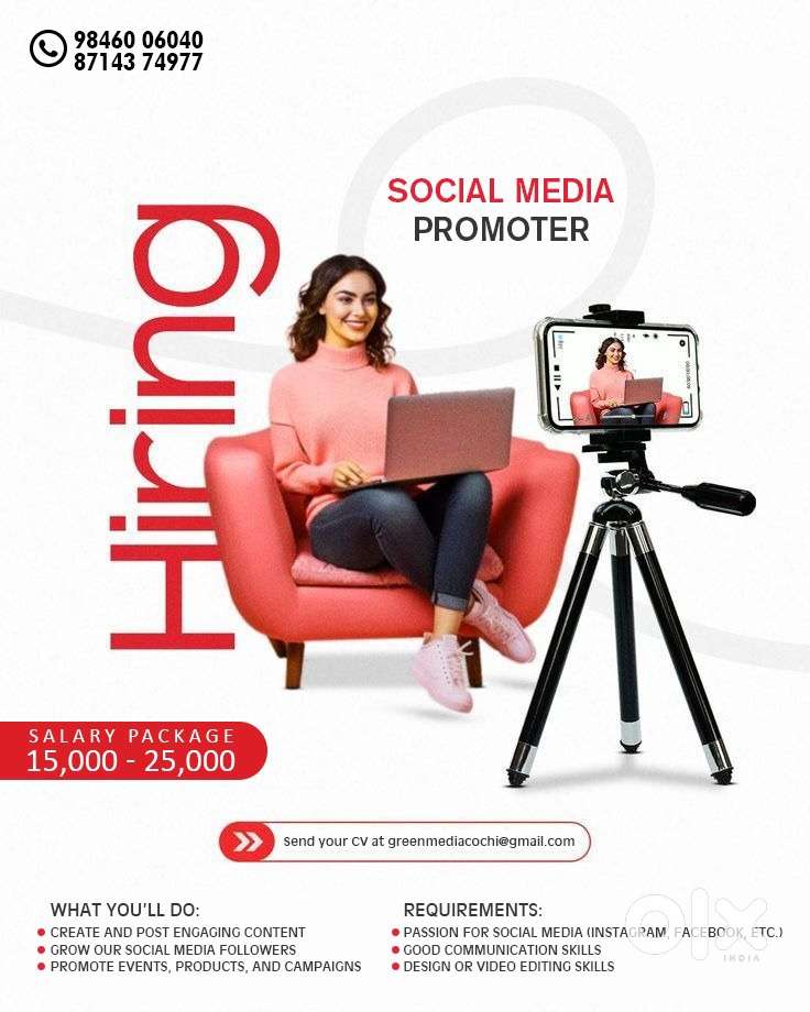 Receptionist & Social Media Promoter