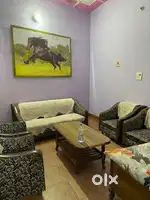 Office building furnished with furniture