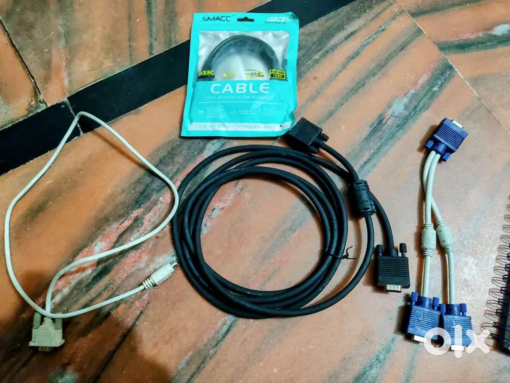 HDMI CABLE  VGA SPLITTER  VGA CABLE