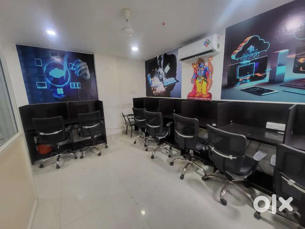 BOSS CABIN WORK-STATION-10 FURNISHED OFFICE AT RENT PALASIYA INDORE