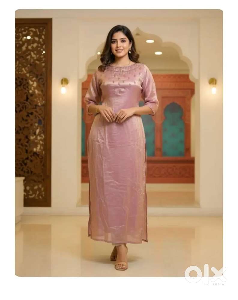 Semi party wear kurta