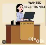 Female recepnist Office work