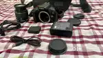 Canon 1300d camera with 55 to 250mm lens exlent conditon
