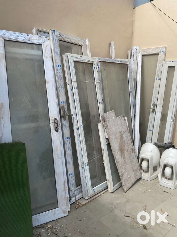 Upvc windows and doors with hardware
