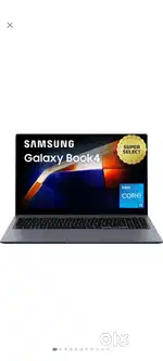Laptop  samsang  BooK 4