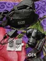 Canon 1200d with 18-55 lens and 2 batteries
