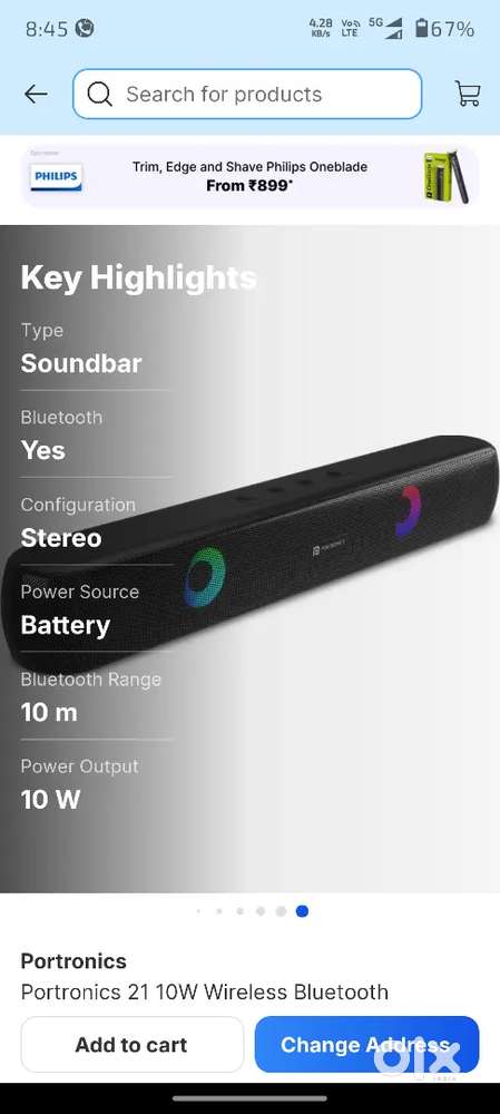 This soundbar I am sell only 450 good quality sound