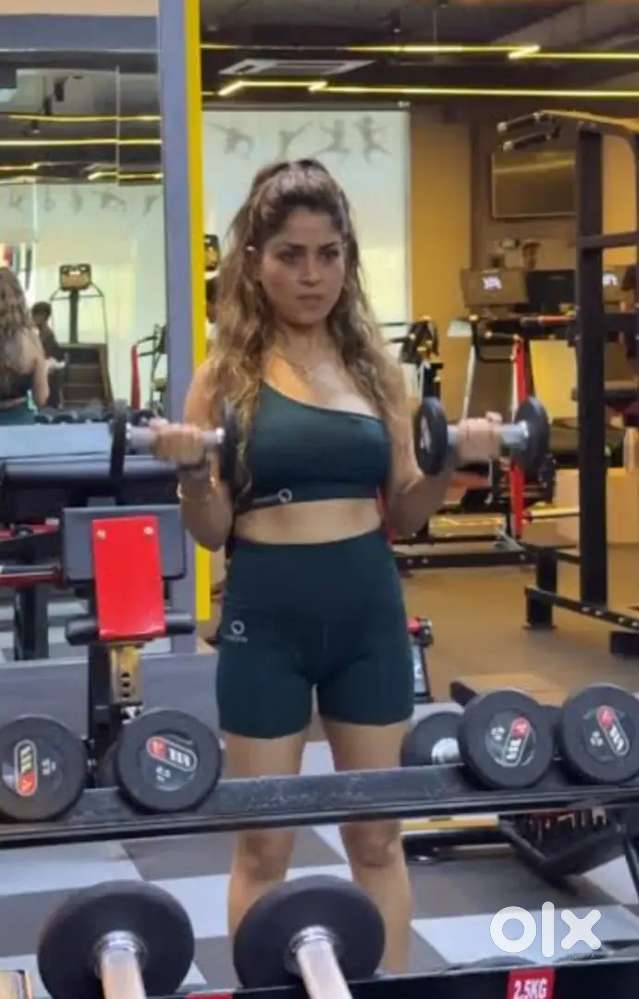 Female gym receptionist