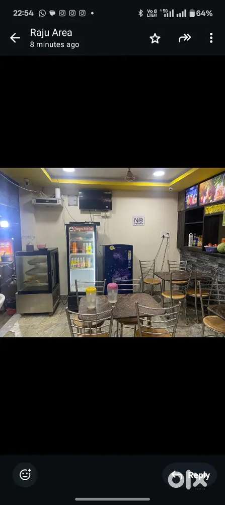 Cafe Equipments and furnitures For Sale