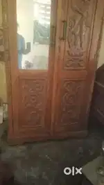 Wood wardrobe