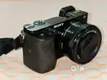 Sony Alpha 6100 with telephoto zoom lens