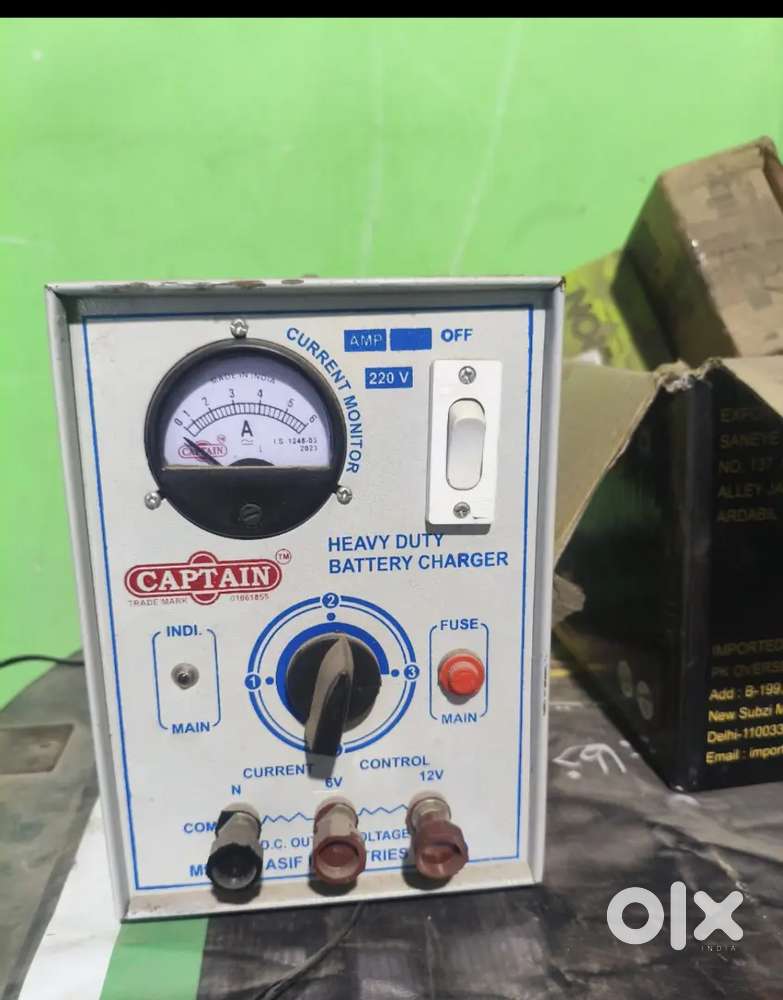 Captain battery charger heavy duty