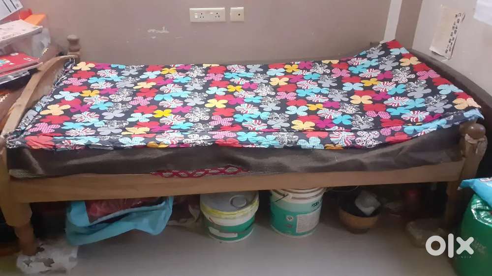 Wooden bed