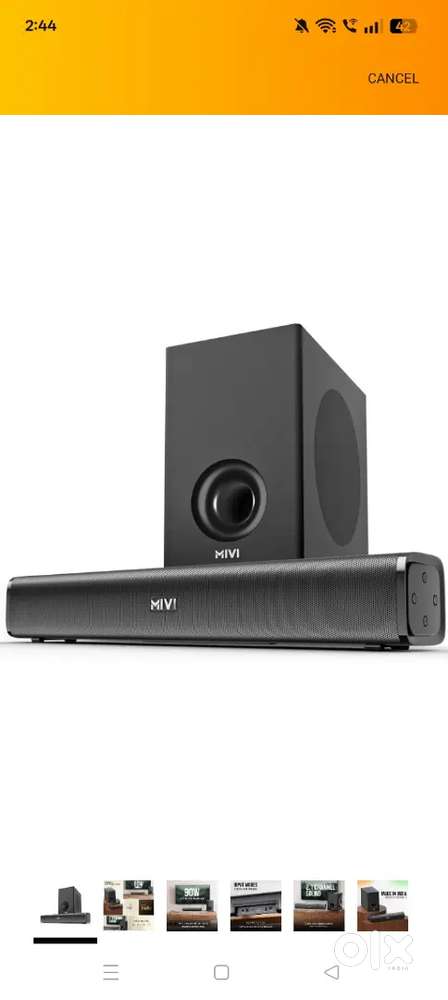 MIVI HIP HOP 300 , SUBWOOFER ,90WATTS