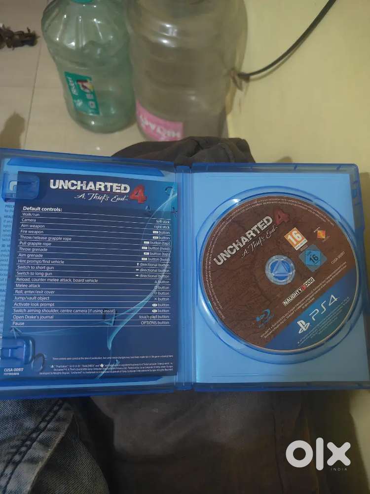 Uncharted 4 ps4 game cd for sale