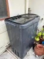 7Kg 5star Semi Automatic Top Load Black Grey Washing Machine
