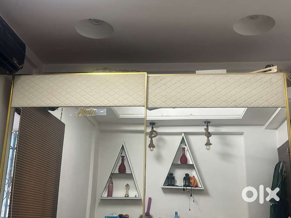 Home centre Paris Rivera sliding door wardrobe with mirror