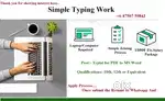 Hello Data Entry Operators !! Start Earning With Typing Work At Home