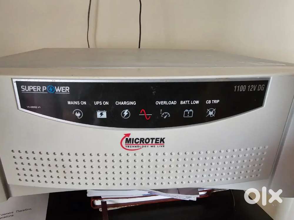 Microtek inverter with battery