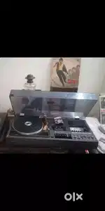 Turntable Sharp music center  full working