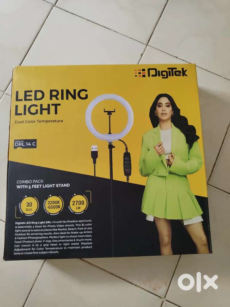 Digitek Ring Light with Tripod Stand