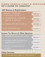 GST & Income tax Consultancy Services