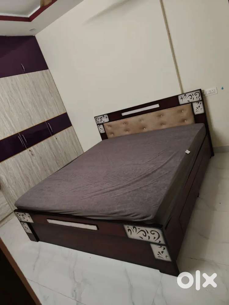 Brand New king size Assam teak wood and ply board cot