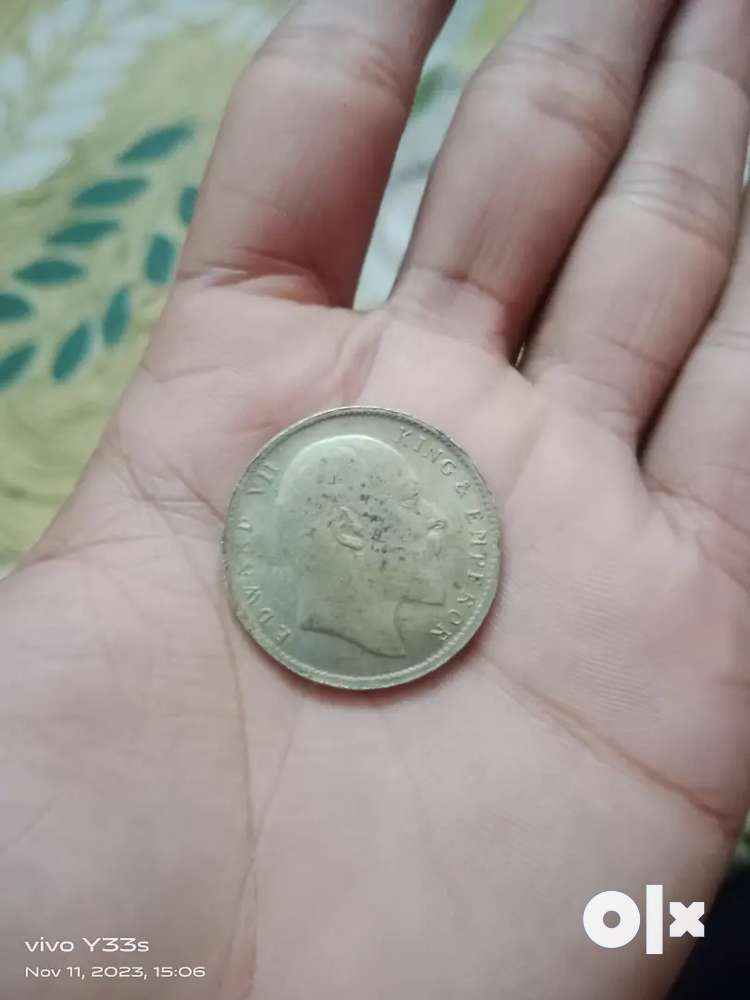 One rupee old coin