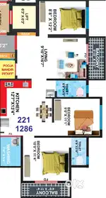 3BHK flat for urgent sale.
