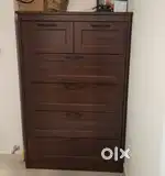 Sofa,Dining Table,Bed with side tables,Chest of Drawers