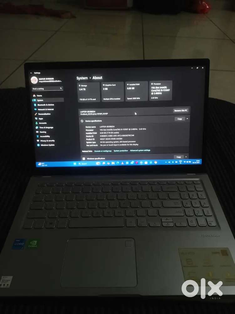 Asus Laptop X515EP_X515EP