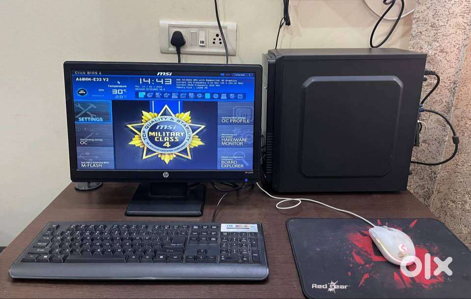 Desktop PC for Office and Daily use - 12 GB RAM - 256 GB SSD