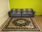 Lightly used  suede Sofa  set