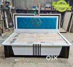Khwaja furniture. Desighner king size Bed. Bajaj finance available