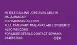 Female candidate required