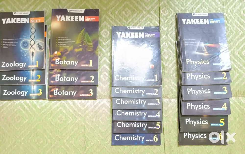 PW YAKEEN  DROPPER NEET modules for Physics ,Chemistry and Biology