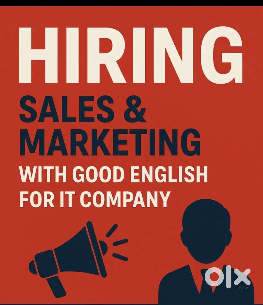 Sales and marketing for IT company. Good English needed