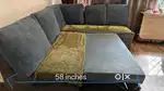 LHS L shape Sofa cum bed