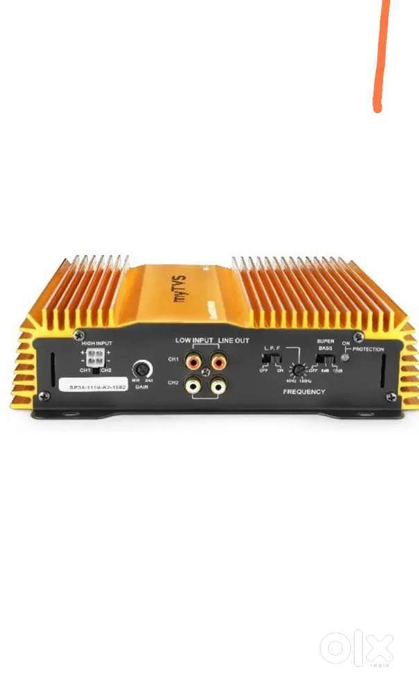 Brand new not use pack Peace car amplifier mu TVS