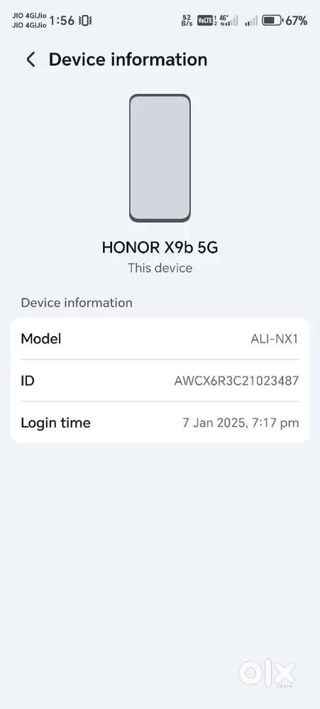 Honor x9b  12/256 new condition