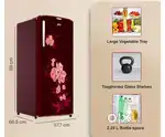 Godrej edge Pro 180 ltr refrigerator colour Blue gray