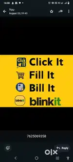 Hiring for jhansi blinkit delivery boy job