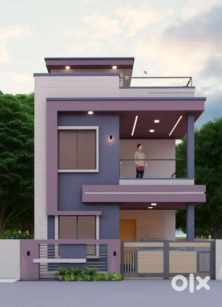 3 bhk bungalow for sale at lohegaon near by park Vista society.