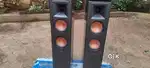 Klipsch tower speakers and surround and 10 inch active subwoofer