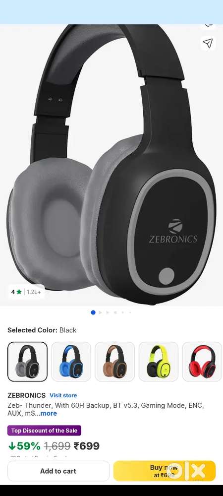 Zebronics headphone