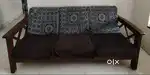 Three-seater sofa and two individual sofas