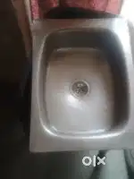 Heavy Gas stove stand & steel wash basin shink
