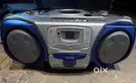 Radio, CD and casette player - Sanyo