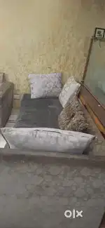 Sofa along with coffee table